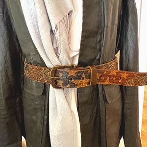 Vintage Leather Boho Belt